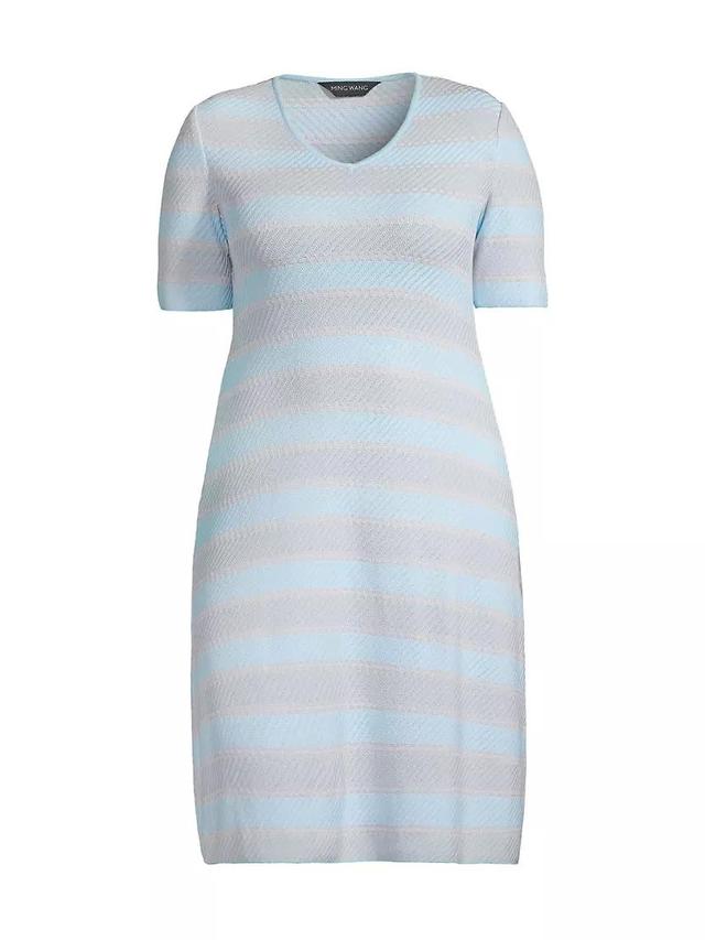 Plus Jacquard Flare Midi-Dress Product Image