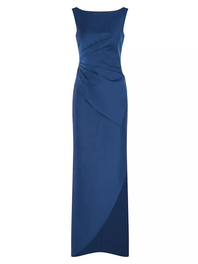 Felix Draped Column Gown Product Image