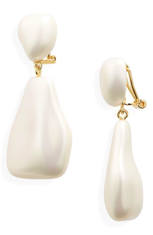 Lele Sadoughi Wilma Drop Earrings in 14K Gold Plated Product Image