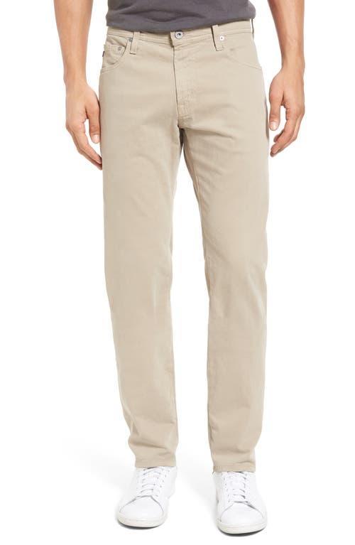 AG Tellis Sueded Stretch Sateen Slim Leg Pants Product Image