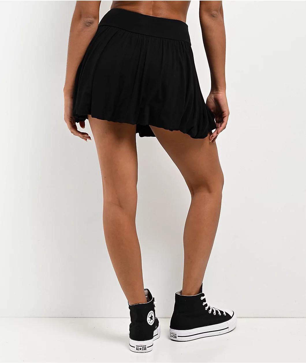 Spicychix Black Bubble Skirt Product Image