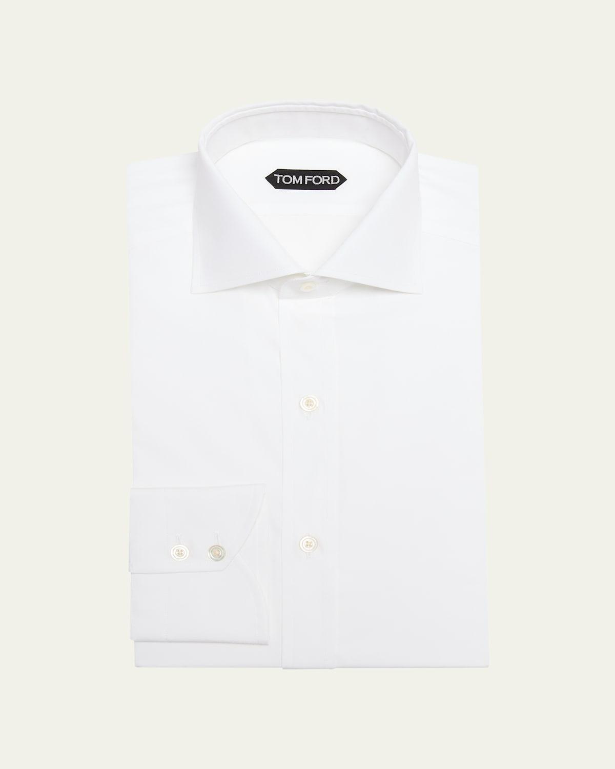 Mens Slim Fit Cotton Dress Shirt Product Image