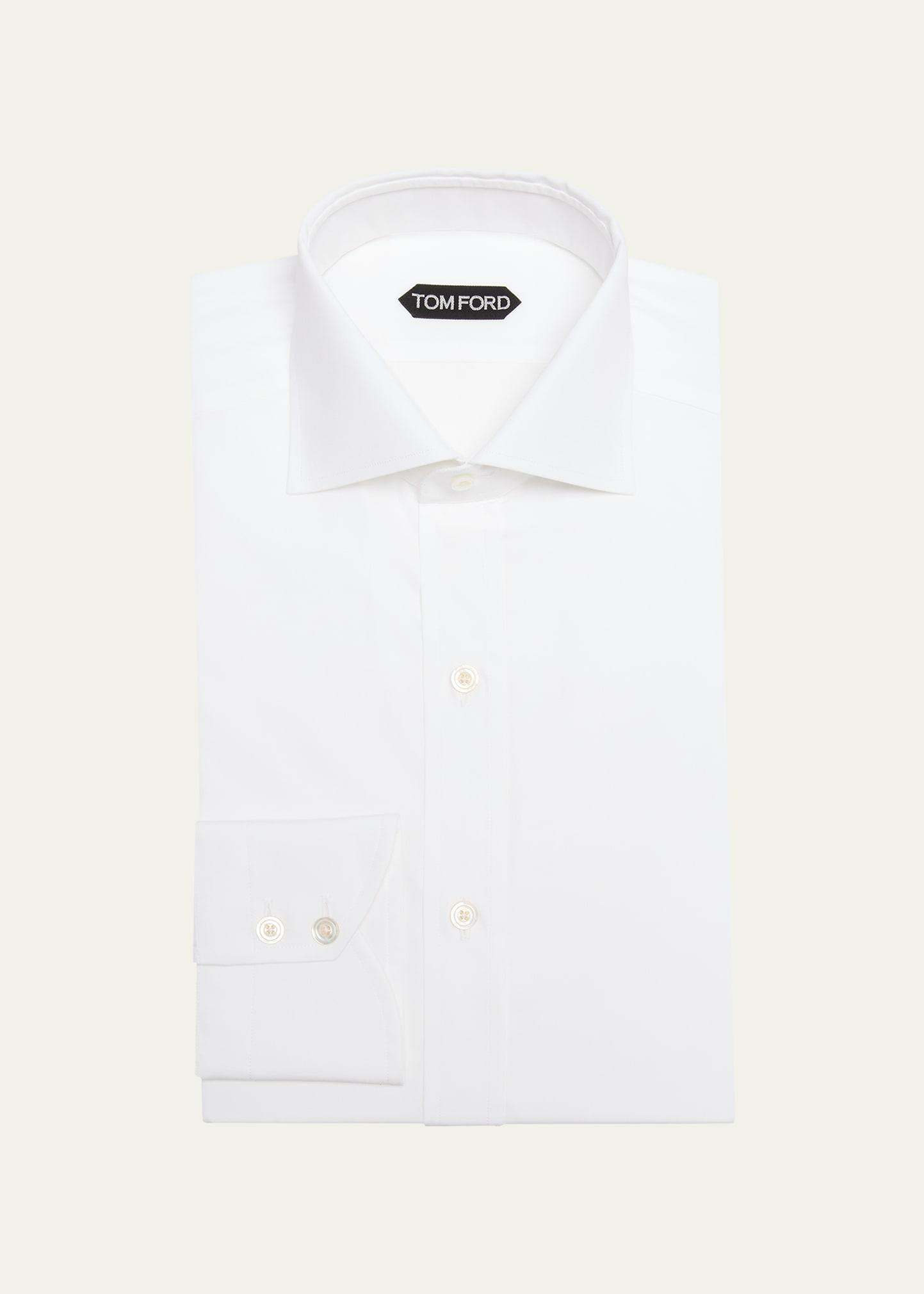 Mens Slim Fit Cotton Dress Shirt Product Image