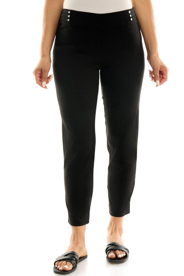 Pull-On Ankle Pant with Faux Back Pockets Product Image