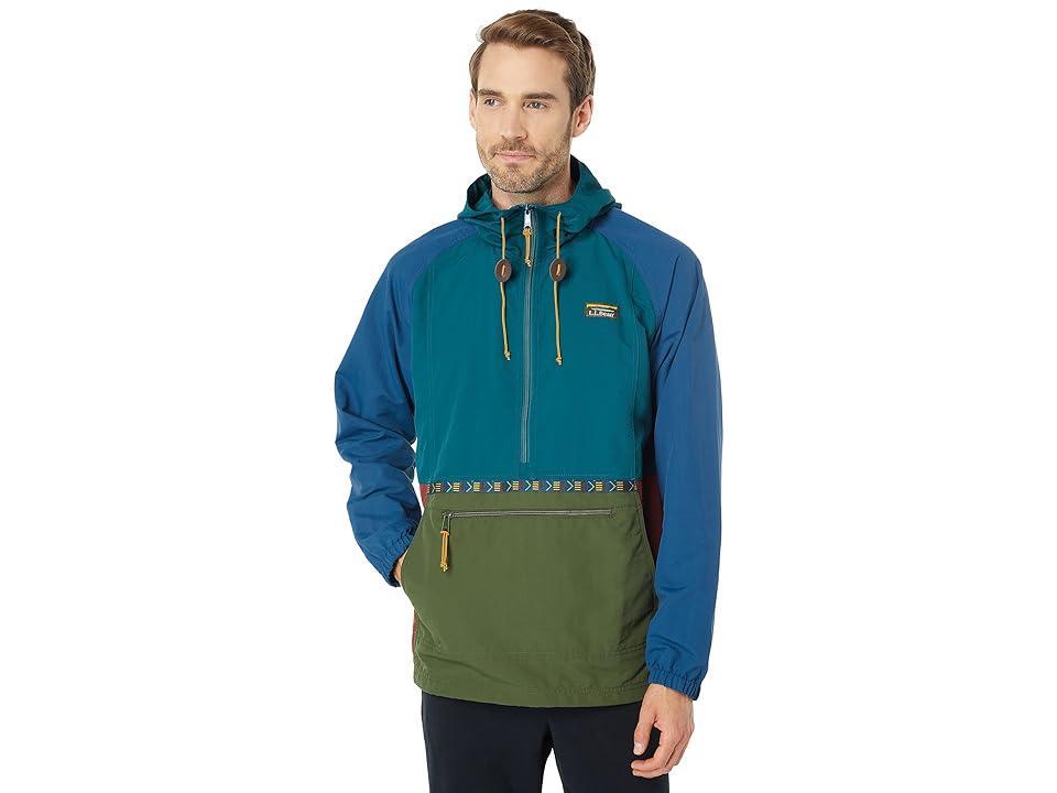 L.L.Bean Mountain Classic Anorak Multicolor (Spruce/Tuscan Olive) Men's Clothing Product Image