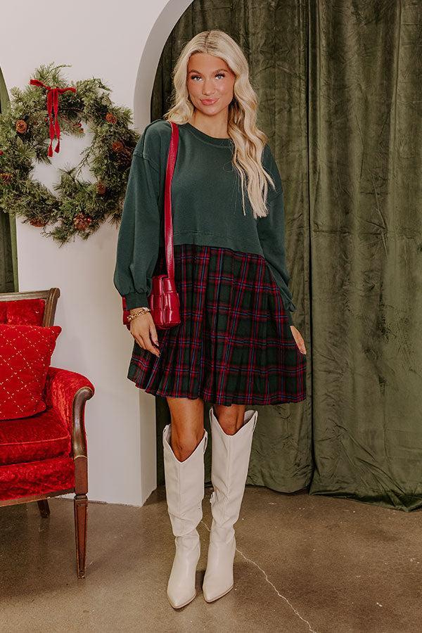 So Plaid Your Mine Mini Dress Product Image