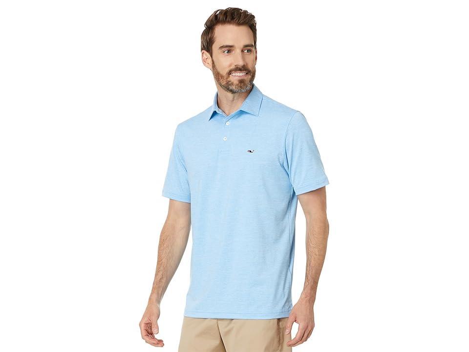 Vineyard Vines St. Jean Stripe Sankaty Polo (Ocean Breeze Tejeda) Men's Clothing Product Image