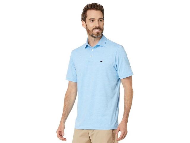 Vineyard Vines St. Jean Stripe Sankaty Polo (Ocean Breeze Tejeda) Men's Clothing Product Image