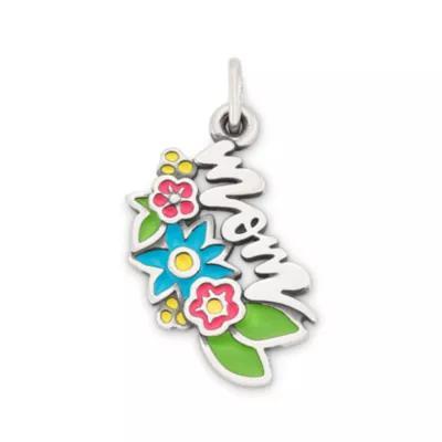 Floral Enamel Mom Charm Product Image