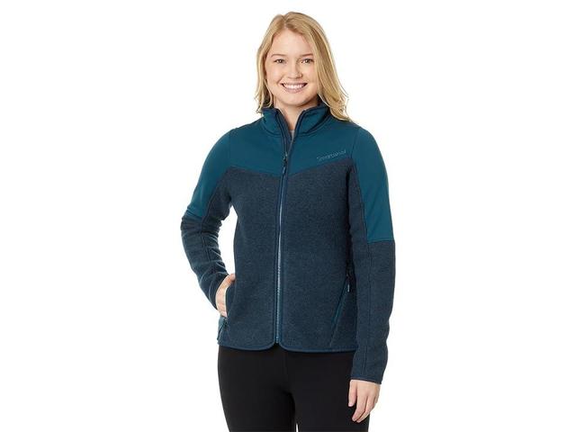 Smartwool Hudson Trail Fleece Full Zip (Twilight Blue) Women's Clothing Product Image