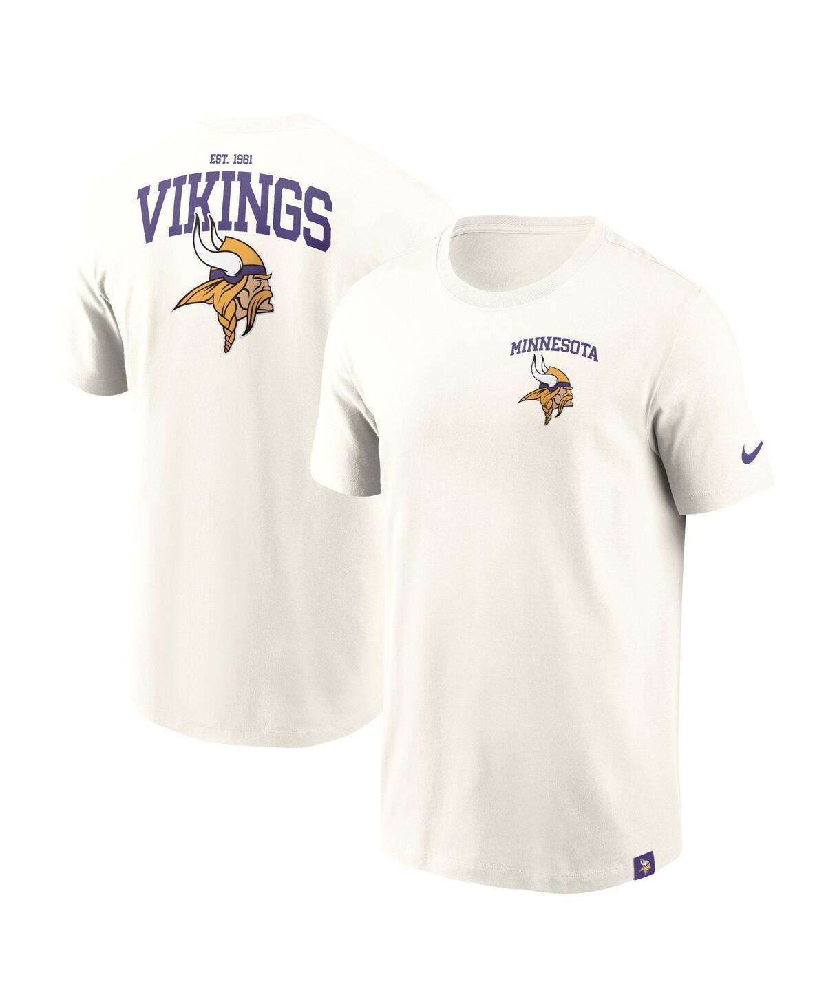 Nike Mens Cream Minnesota Vikings Blitz Essential T-Shirt Product Image