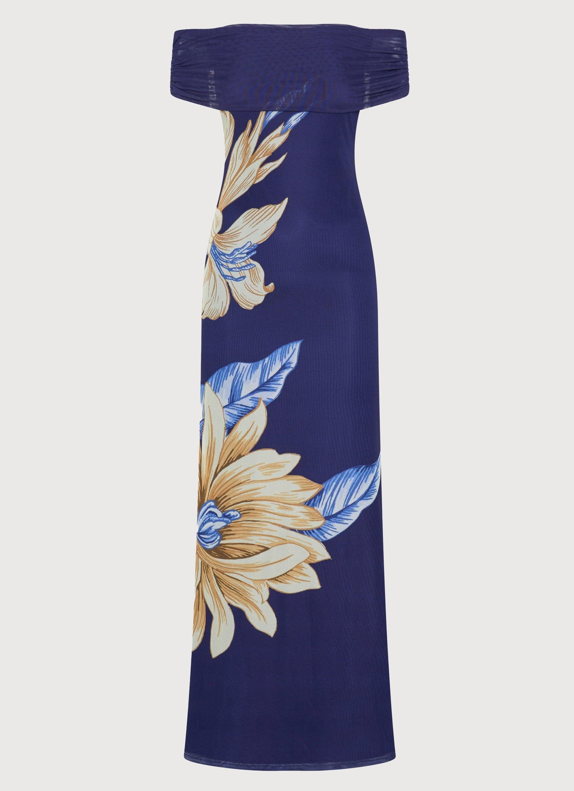 Got Your Attention Maxi Dress - Navy Product Image