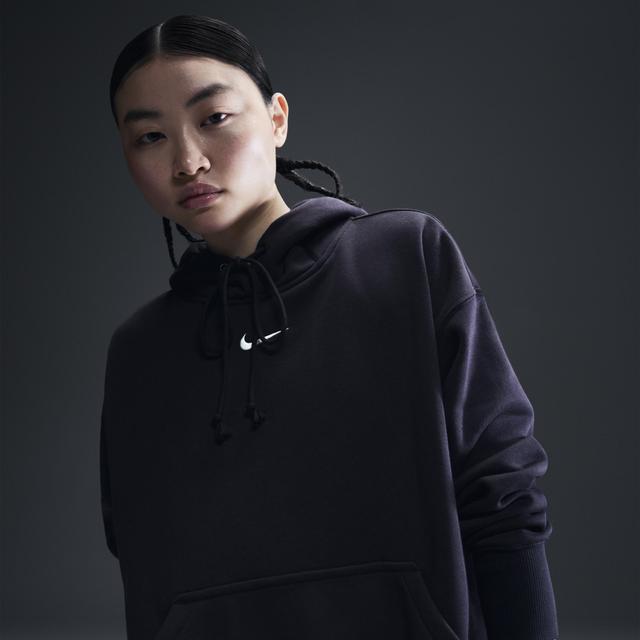 Nike Phoenix Fleece hoodie in black Product Image