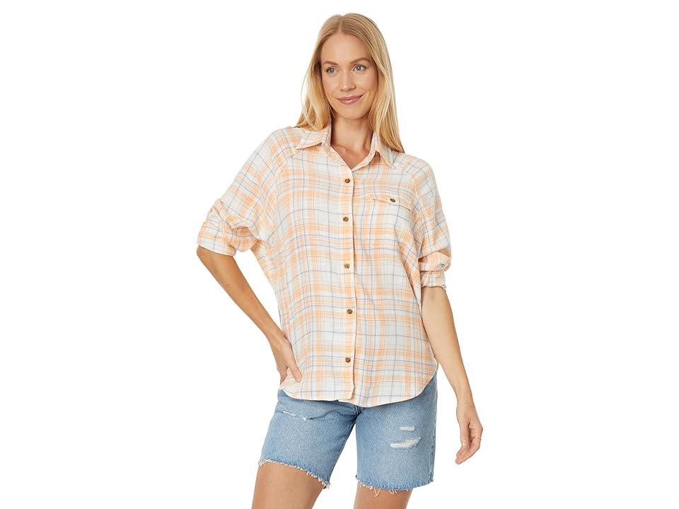 Billabong Best Time Woven Top (Salt Crystal) Women's Clothing Product Image