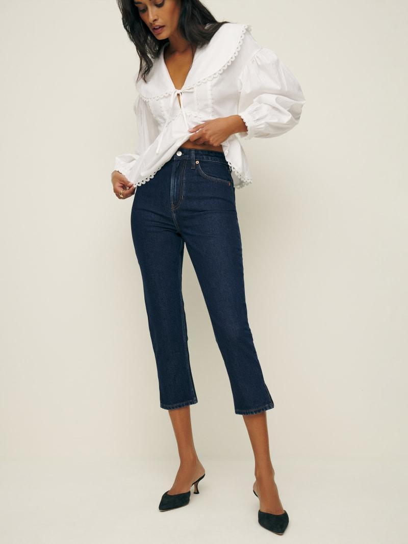 Lucy High Rise Capri Jeans product image