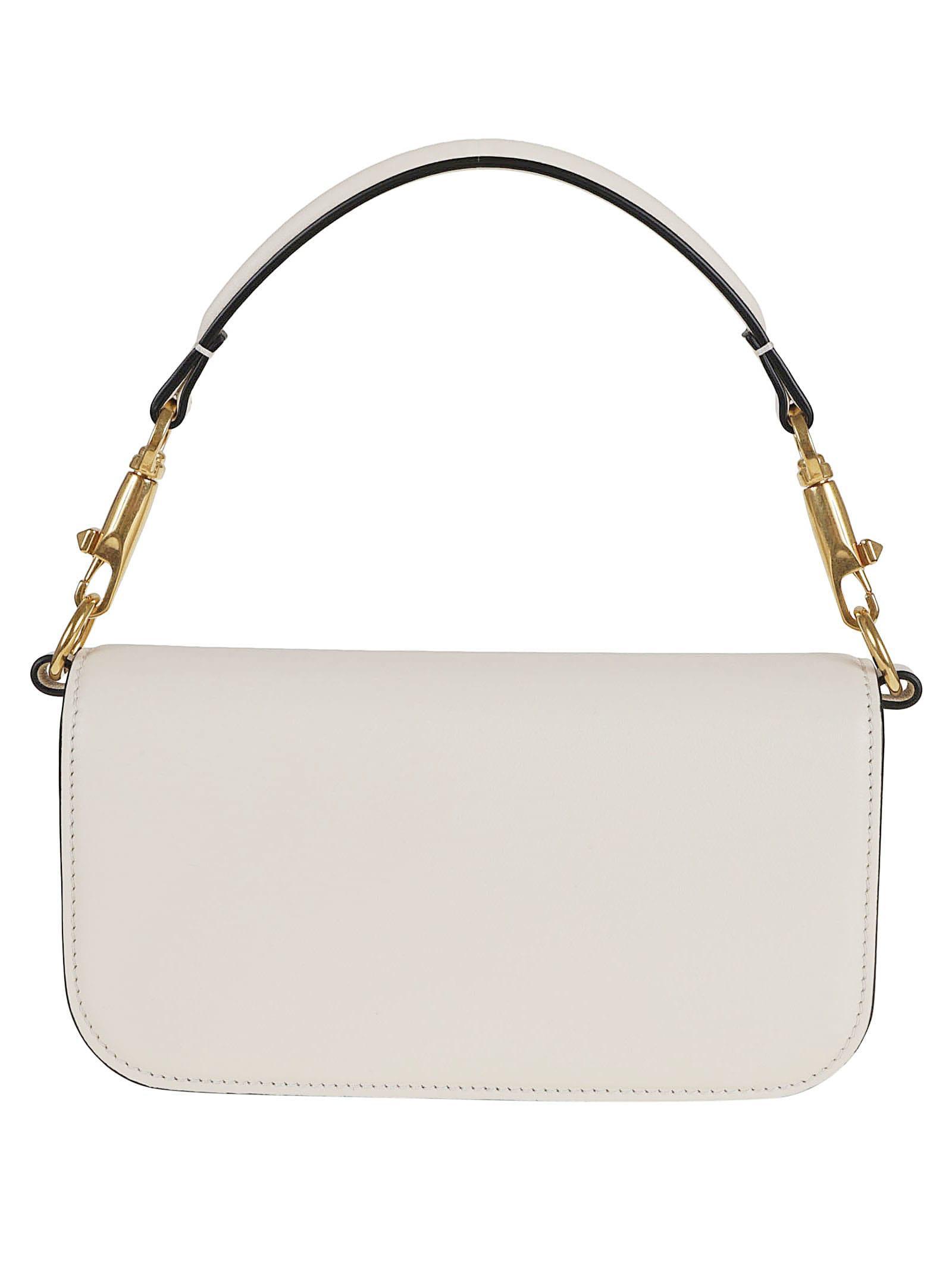 VALENTINO GARAVANI Small Cross-body Bag Loco' In Light Ivory Product Image