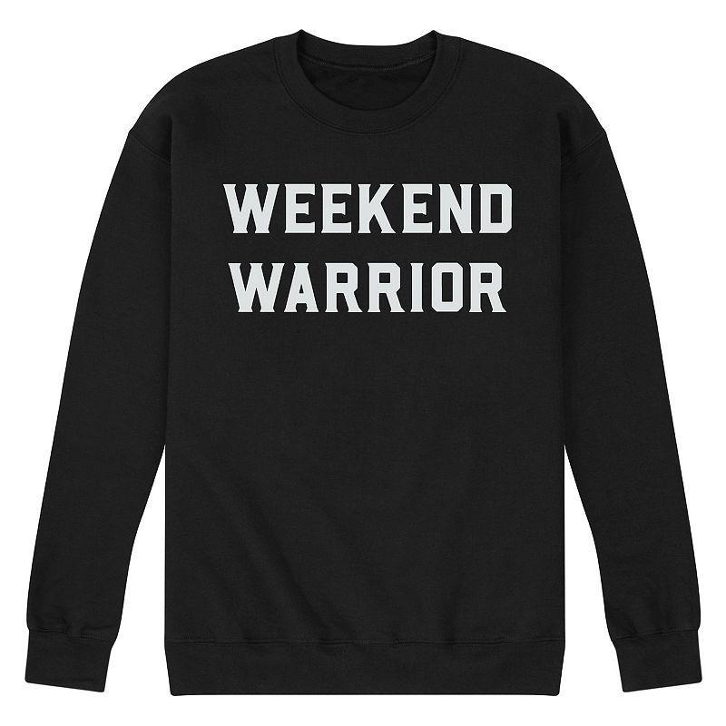 Mens Weekend Warrior Fleece Sweatshirt Blue Product Image