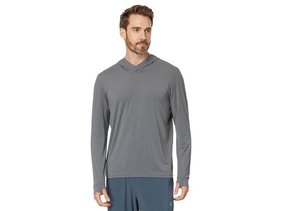 Free Fly Elevate Lightweight Hoodie (Smoke) Men's Sweatshirt Product Image