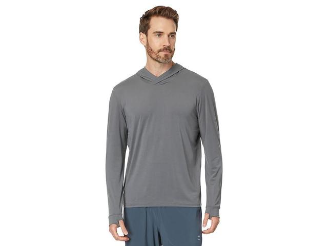 Free Fly Elevate Lightweight Hoodie (Smoke) Men's Sweatshirt Product Image