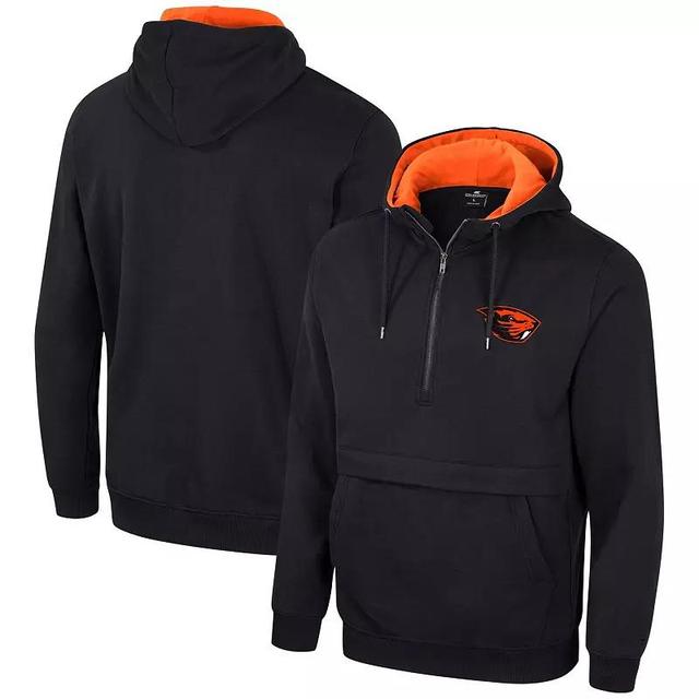 Mens Colosseum Oregon State Beavers Half-Zip Hoodie Product Image