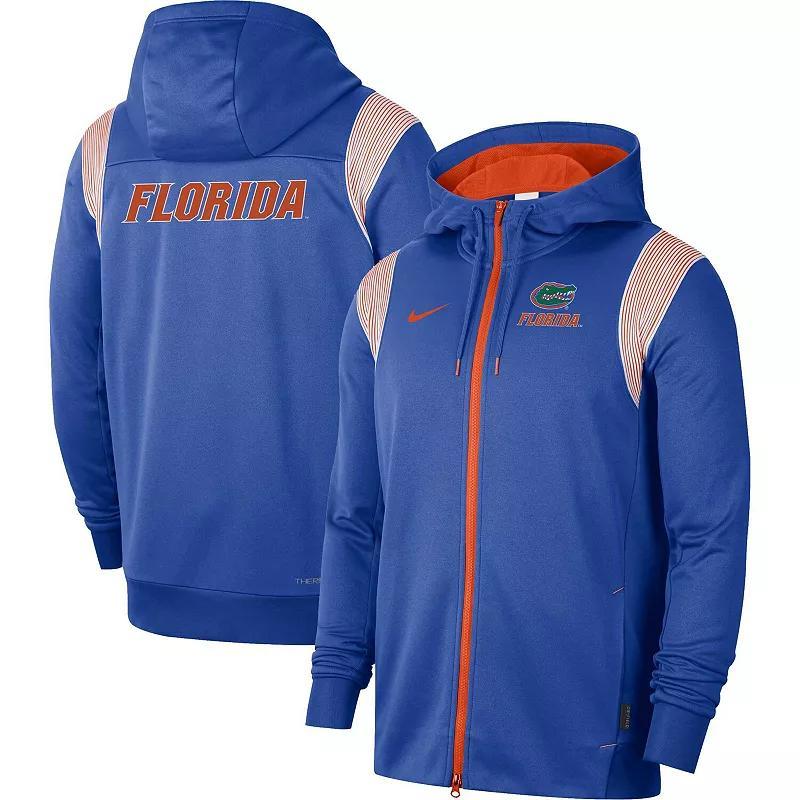 NIKE Men's  Royal Florida Gators 2022 Sideline Lockup Performance Full-zip Hoodie Jacket Product Image