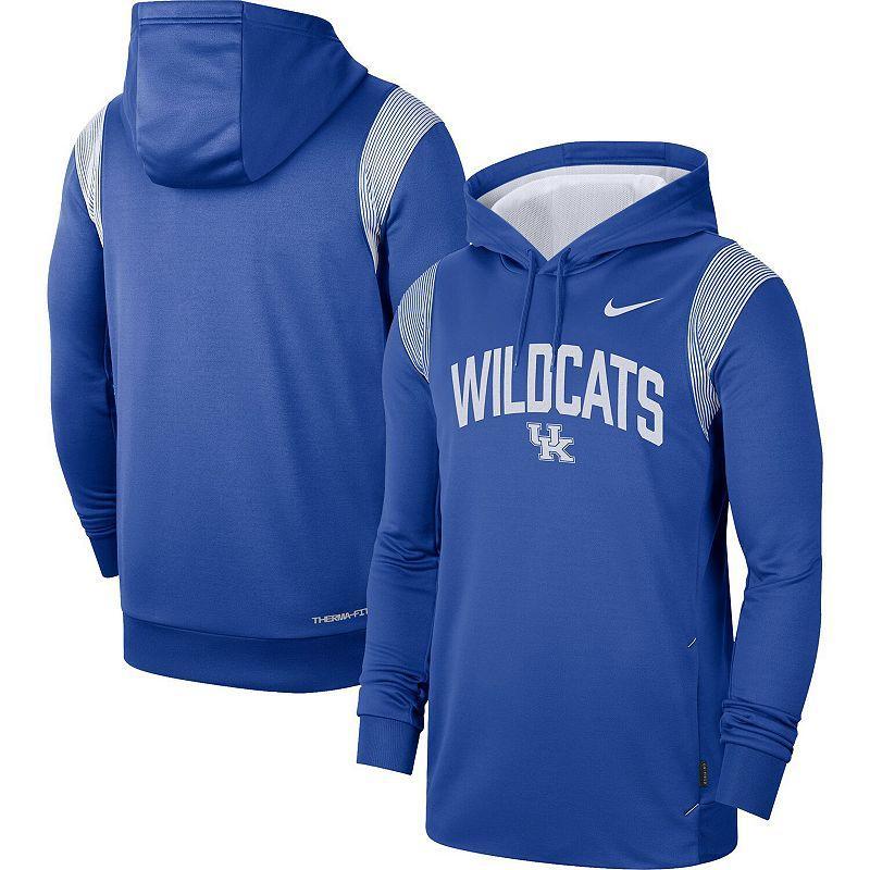 Mens Nike Royal Kentucky Wildcats 2022 Game Day Sideline Performance Pullover Hoodie, Size: Small, Blue Product Image