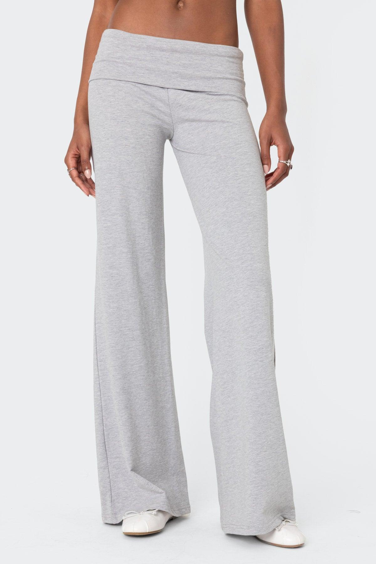 Wide Leg Fold Over Pants Product Image