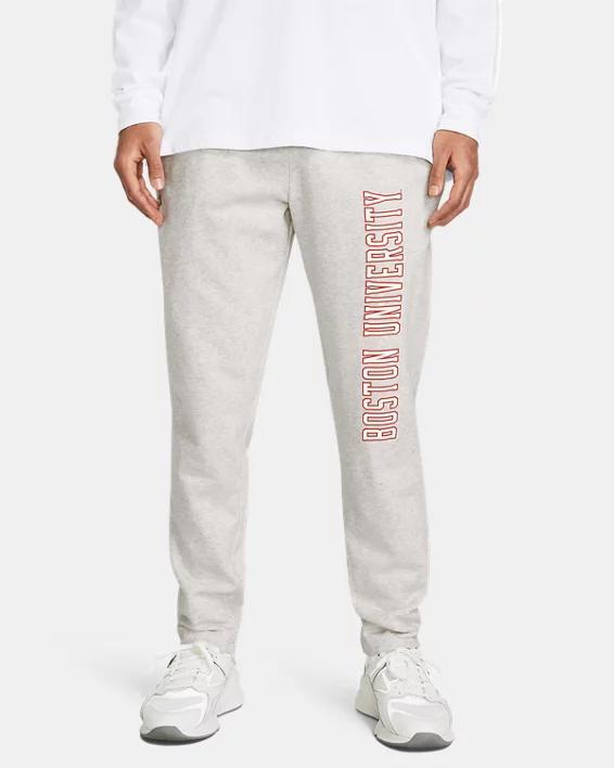 Mens UA Rival Fleece Collegiate Open Bottom Pants Product Image