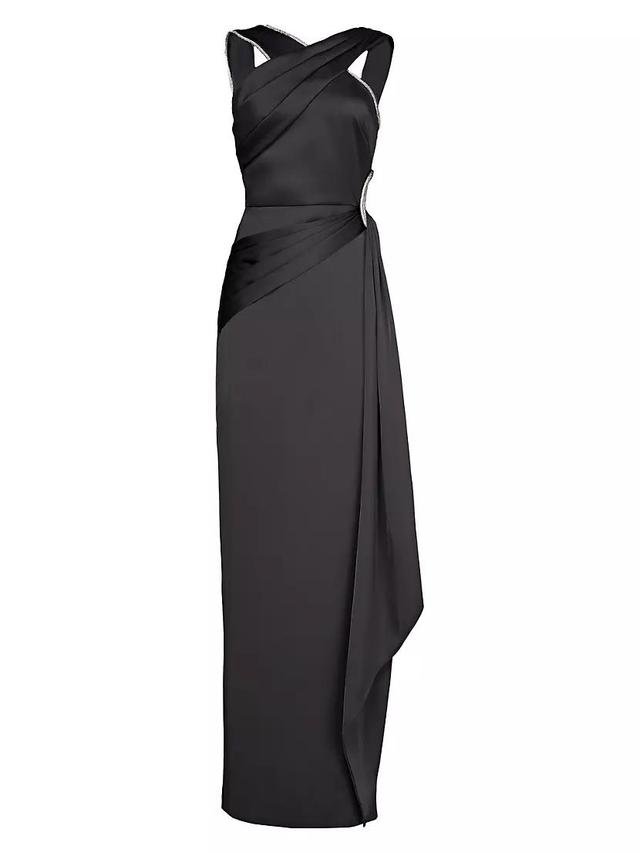 Womens Cressida Halter Column Gown Product Image