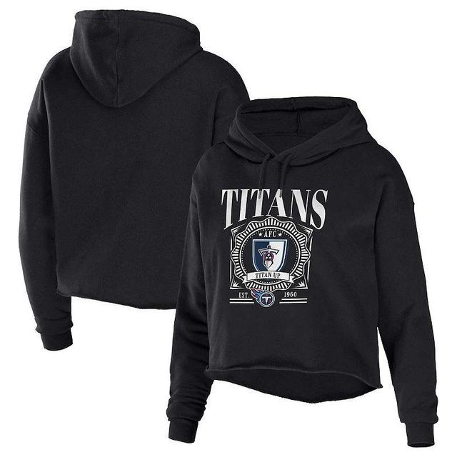 Womens WEAR by Erin Andrews Atlanta Falcons Cropped Sponge Fleece Pullover Hoodie Product Image