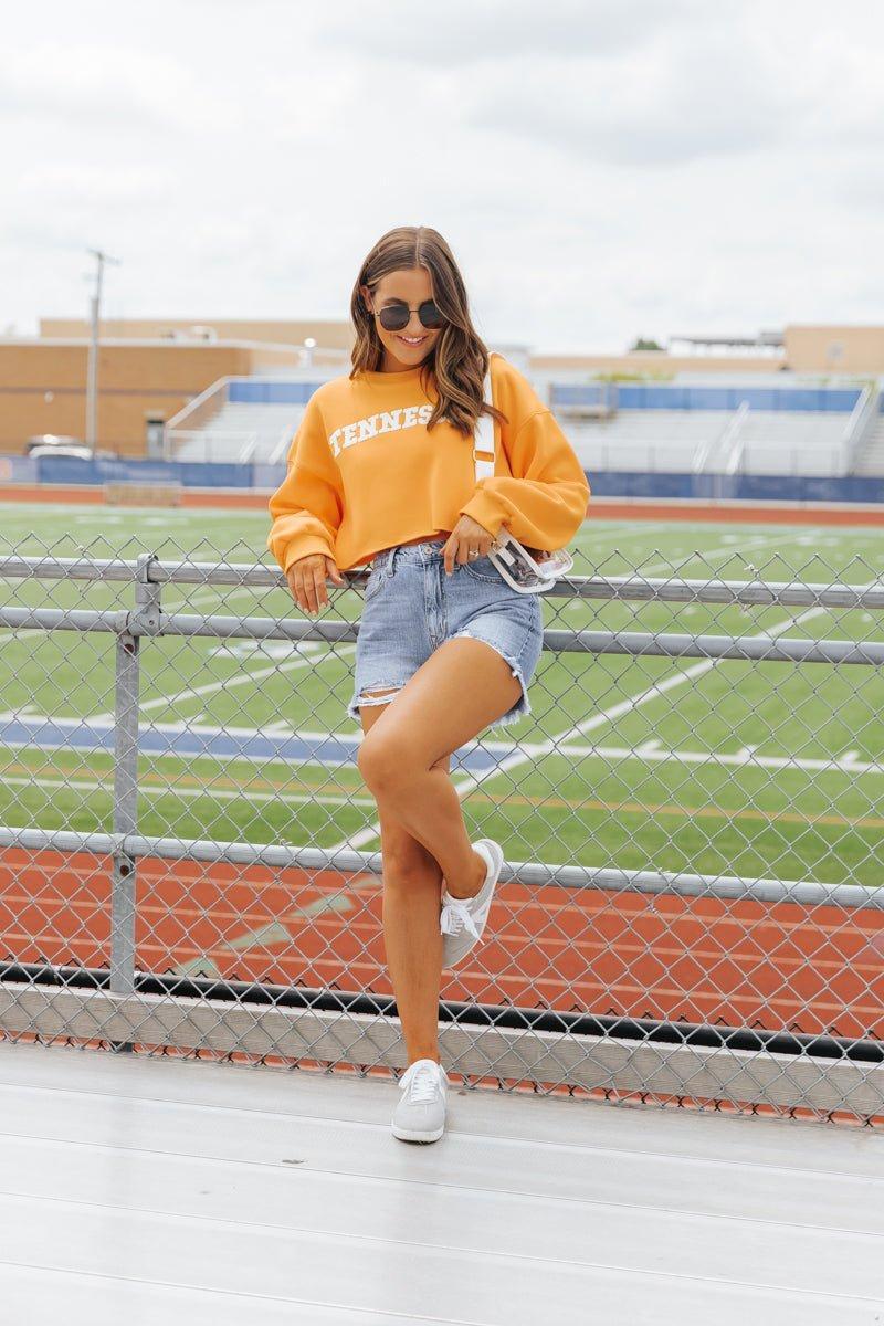 Tennessee Orange Cropped Sweatshirt Product Image