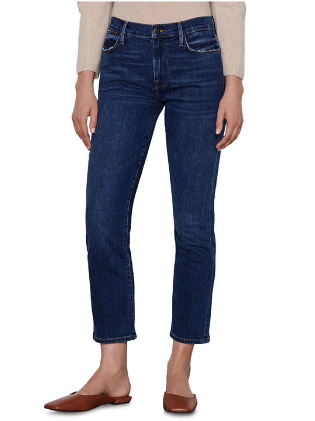 Le High Straight Cropped High-rise Straight-leg Jeans In Multi Product Image