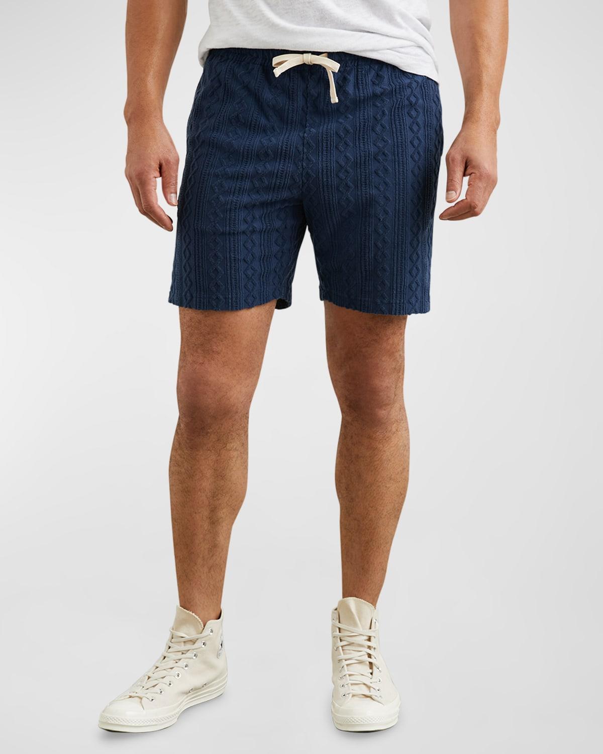 Mens Nova Terry Cloth Jacquard Shorts Product Image