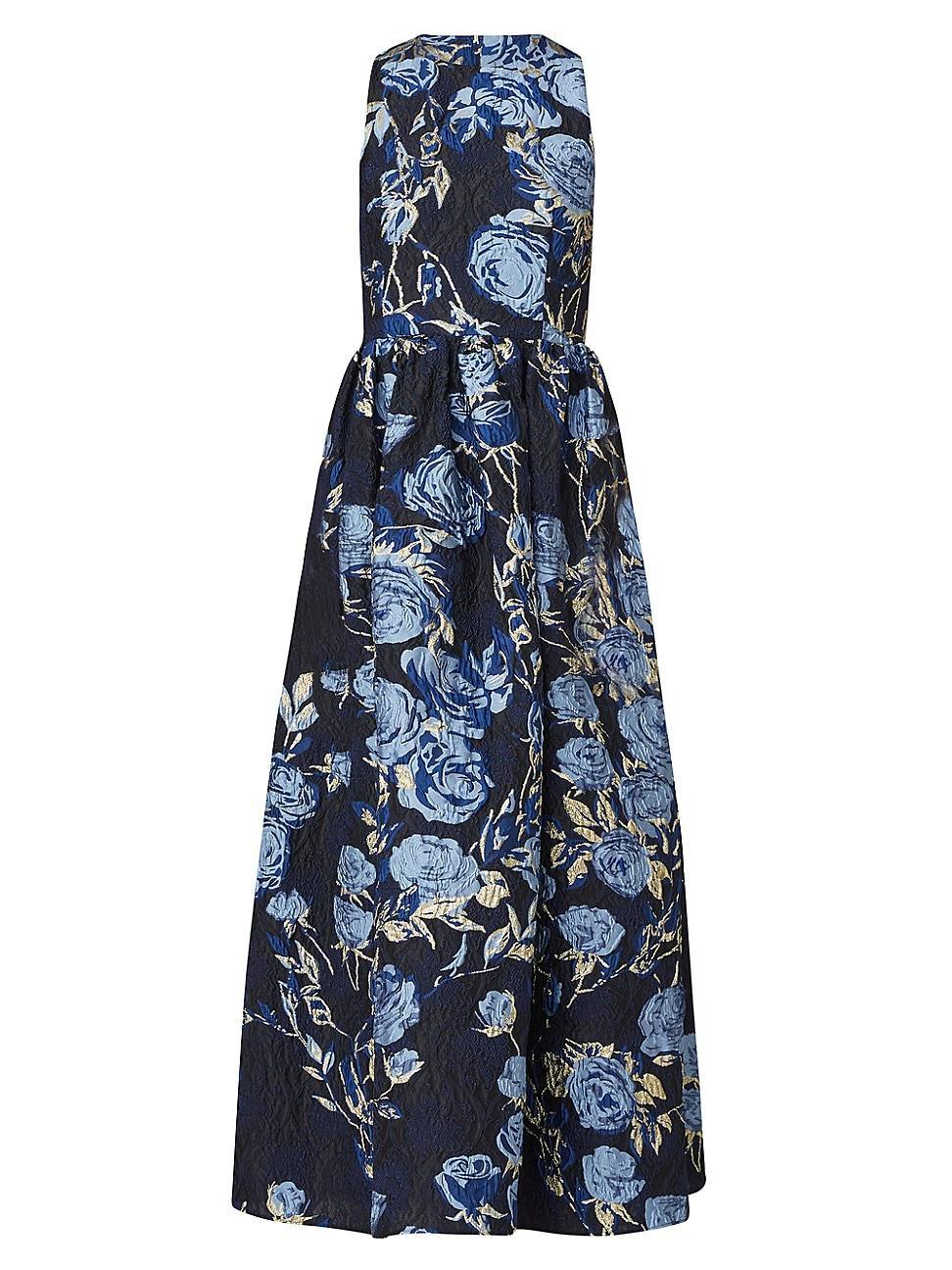 Womens Serra Floral Jacquard Gown Product Image