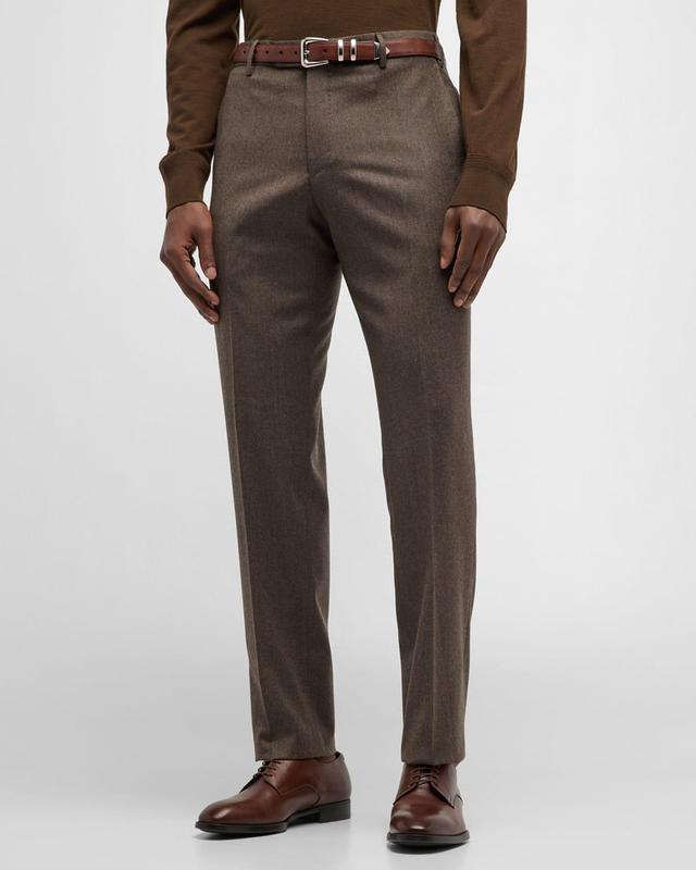 Mens Parker Wool-Cashmere Stretch Dress Pants Product Image