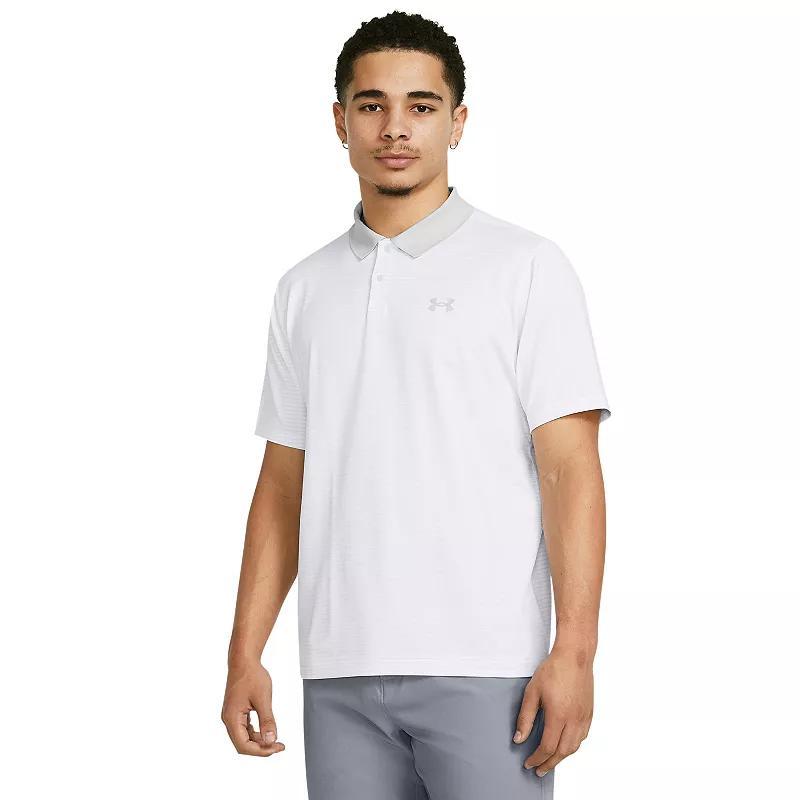 Big & Tall Under Armour Classic-Fit Striped Performance Polo, Mens Product Image