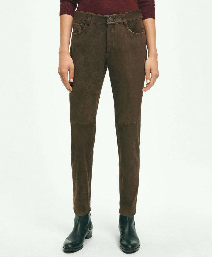 Suede 5-Pocket Pants Product Image