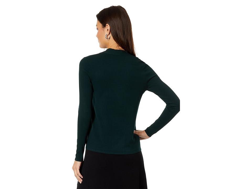 Elliott Lauren Marella Fitted Sweater w/ Twist Detail (Evergreen) Women's Clothing Product Image