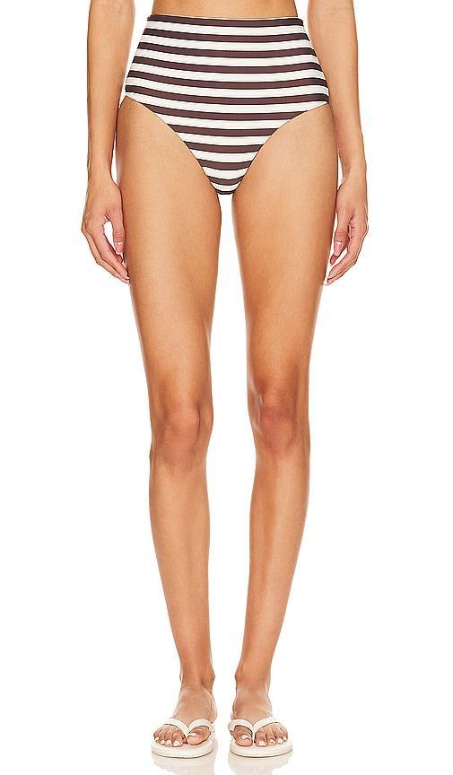 The High Waist Cheeky Bikini Bottom Product Image