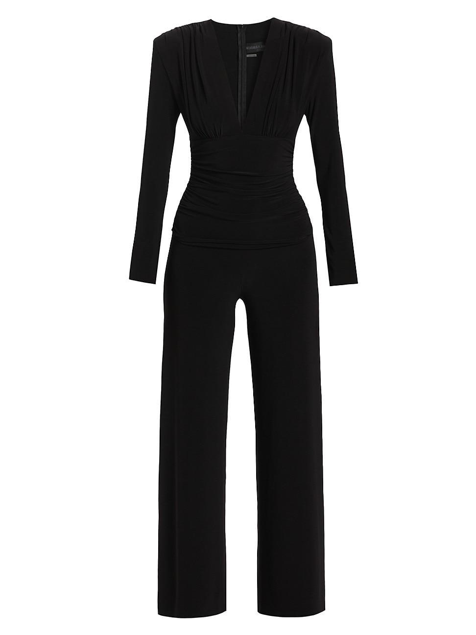 Womens Shirred Waist Jumpsuit Product Image