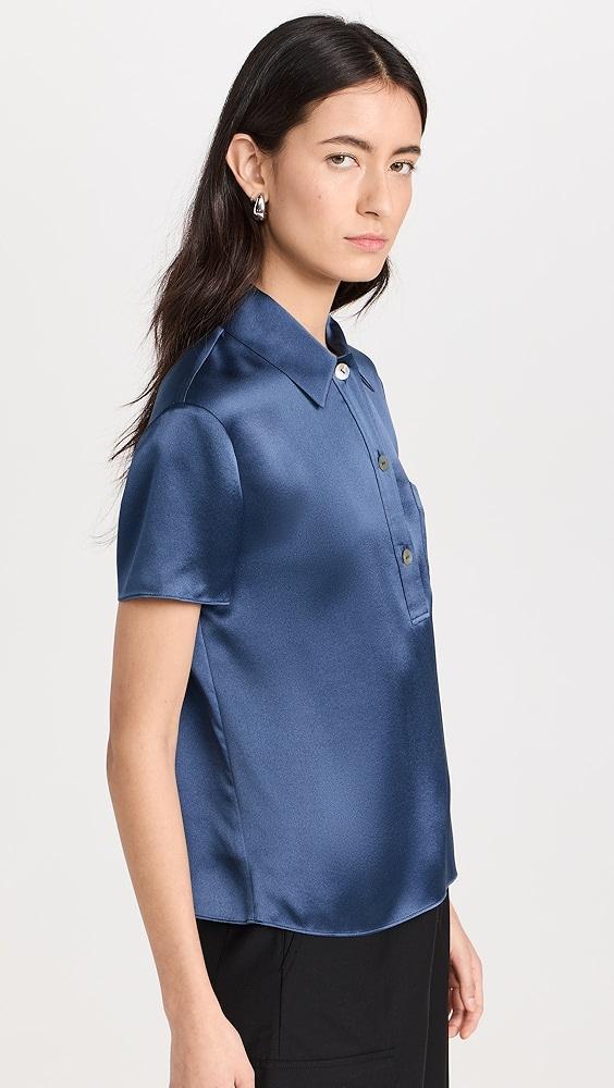 Vince Short Sleeve Polo | Shopbop Product Image