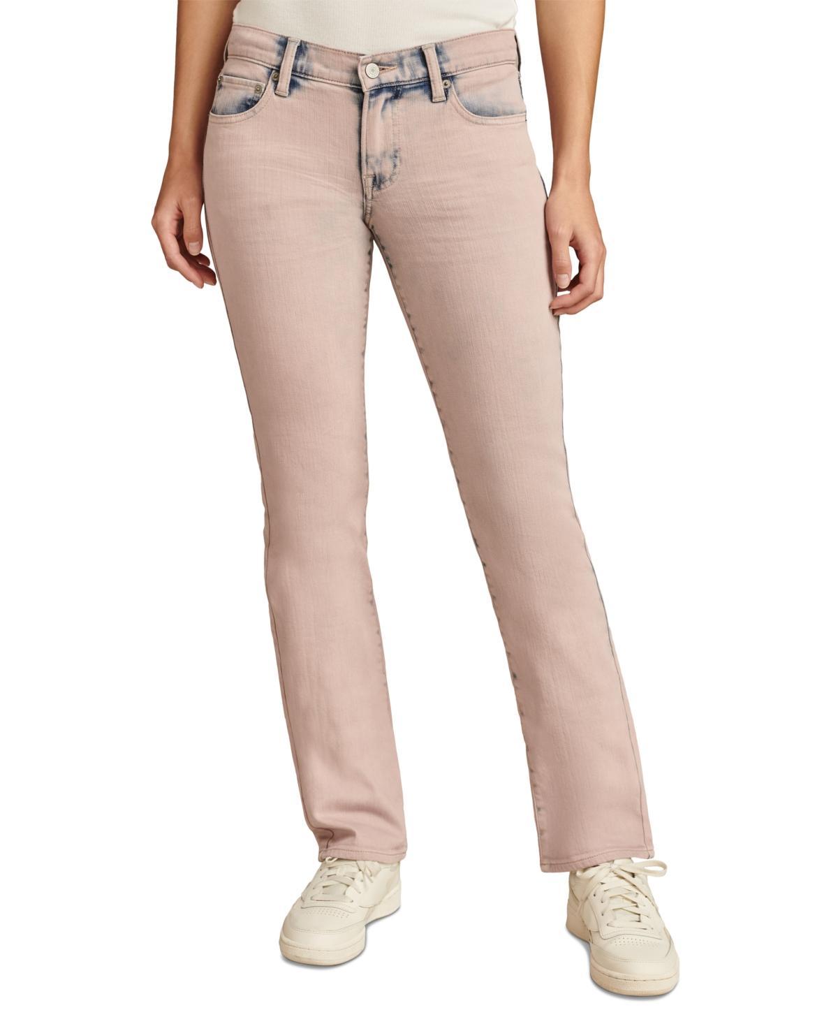 Lucky Brand Womens Mid-Rise Sweet Straight-Leg Jeans Product Image