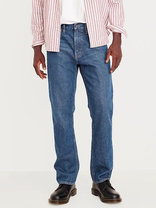 90&#39;s Straight Flannel-Lined Jeans Product Image