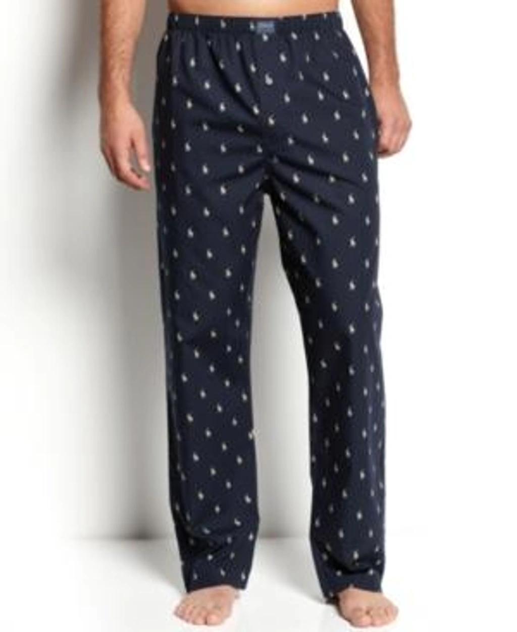 POLO RALPH LAUREN Men's Polo Player Pajama Pants In Navy Product Image