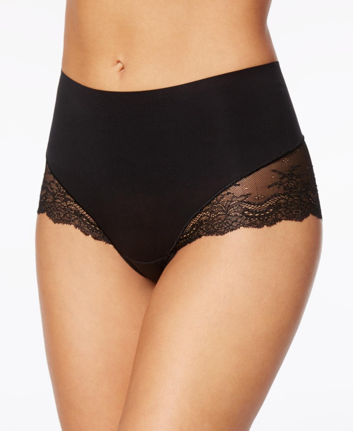 Spanx Undie-tectable Lace Hi-Hipster in black Product Image