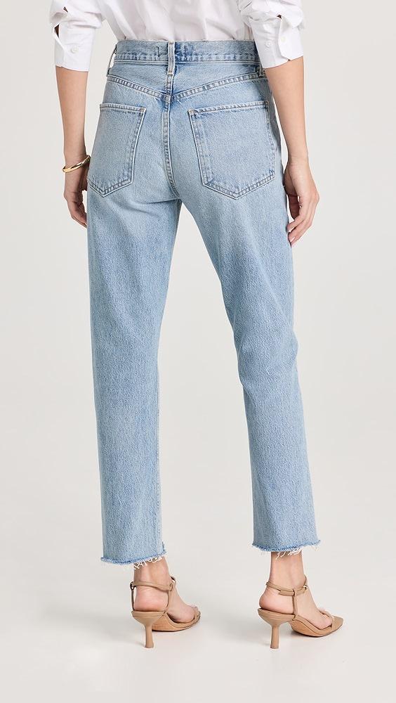 AGOLDE Riley High Rise Straight Crop Jeans | Shopbop Product Image