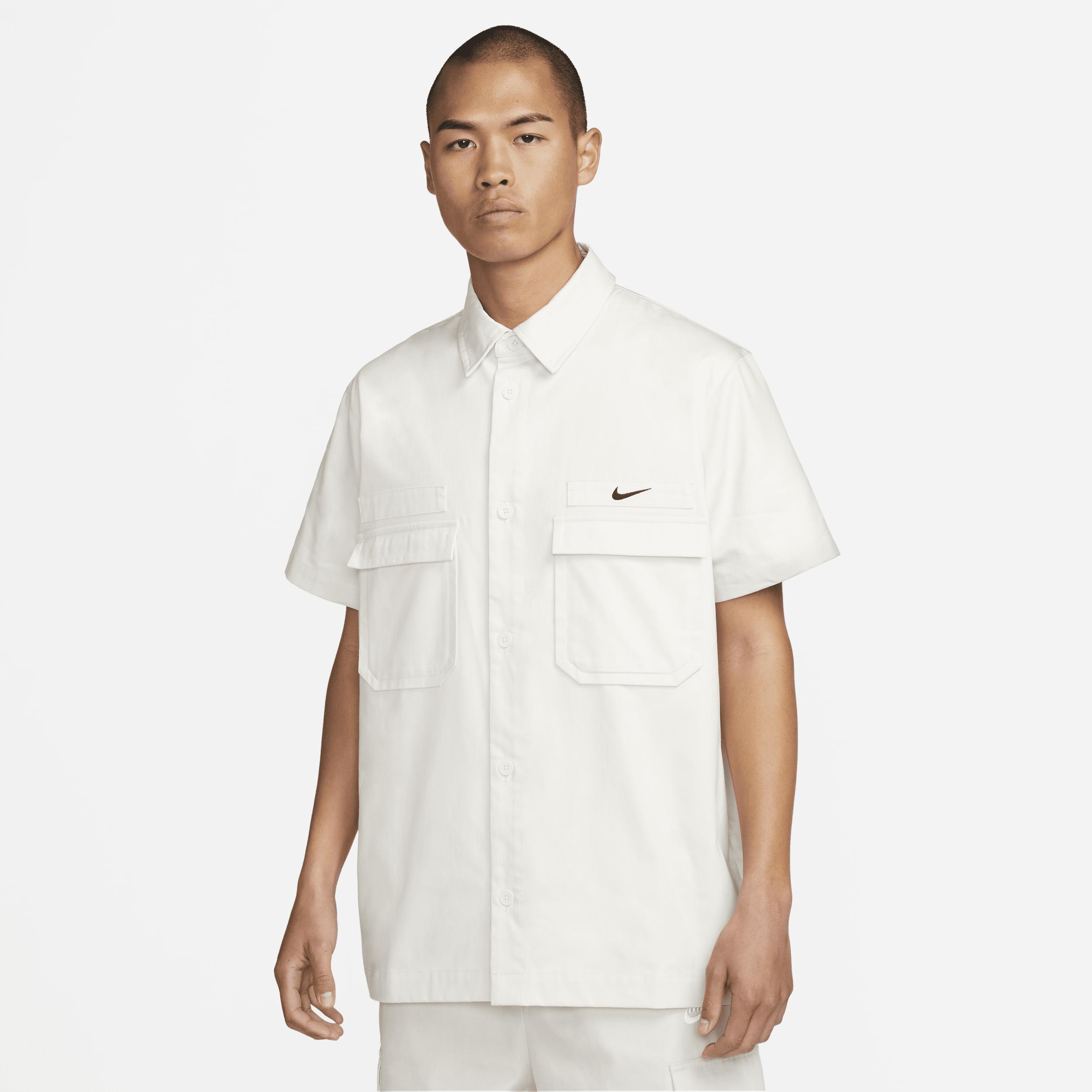 Nike Woven Military Short-Sleeve Button-Down Shirt Product Image