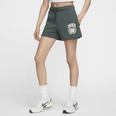 Womens Nike Sportswear Club Fleece Mid-Rise Graphic Shorts Product Image