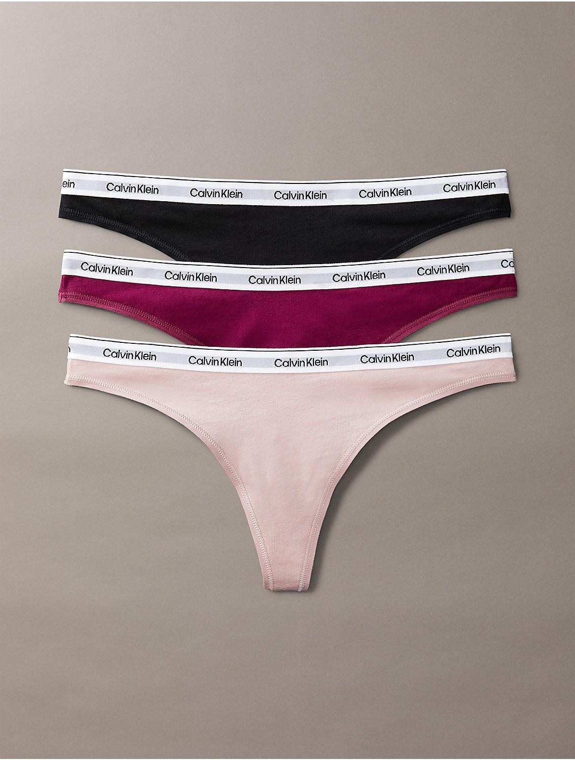 Calvin Klein 3-Pack Cotton Thongs Product Image