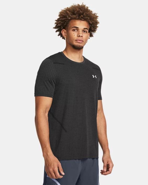 Mens UA Seamless Grid Short Sleeve Product Image